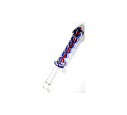 Giggles Glass - Helix Handle - Clear 